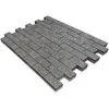 Б.6.П.6 Прямоугольник моноколор серый native плитка тротуарная 12,96 м² STEINRUS