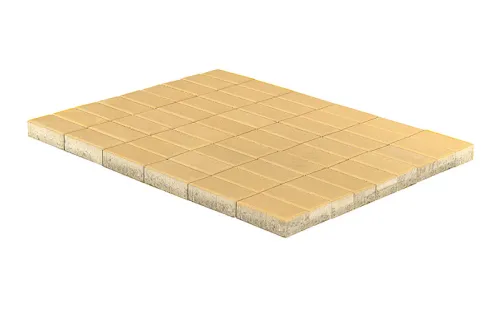 BRAER Тротуарная плитка Прямоугольник Песочный 200×100×60 мм 12.96 м²/поддон