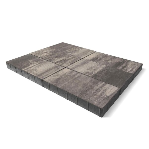 Плитка тротуарная Braer Сити Color Mix Туман, 600×300×80 мм