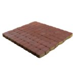 Плитка тротуарная Braer Классико круговая винный, h=60 мм