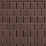 Б.3.КО.8 В Плитка тротуарная (двухслойная) гладкий коричневый 8.6 м²поддон Выбор