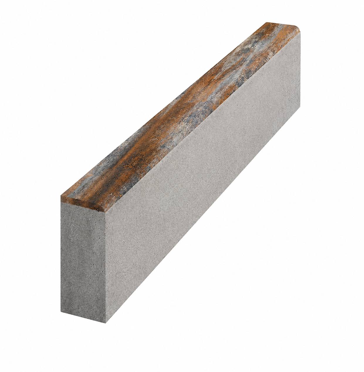 Бордюр садовый Steingot 1000×200×80 мм Штайн Бронз