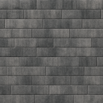 BRAER Тротуарная плитка Домино Color Mix Ночь 60 мм двухслойный 11,29 м²/поддон