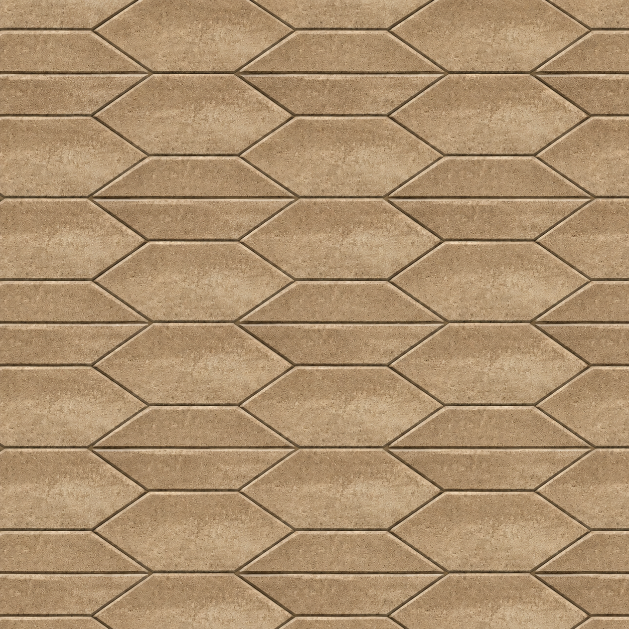BRAER Тротуарная плитка Карат Color Mix Миндаль 80 мм двухслойный 8,82 м²