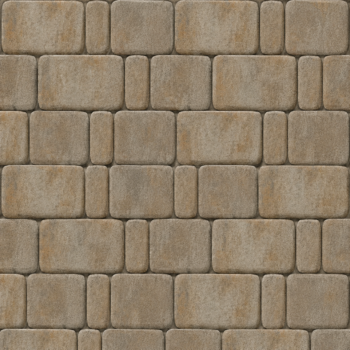 BRAER Тротуарная плитка Классико Color Mix Песчаник 60 мм двухслойный 13,44 м²/поддон