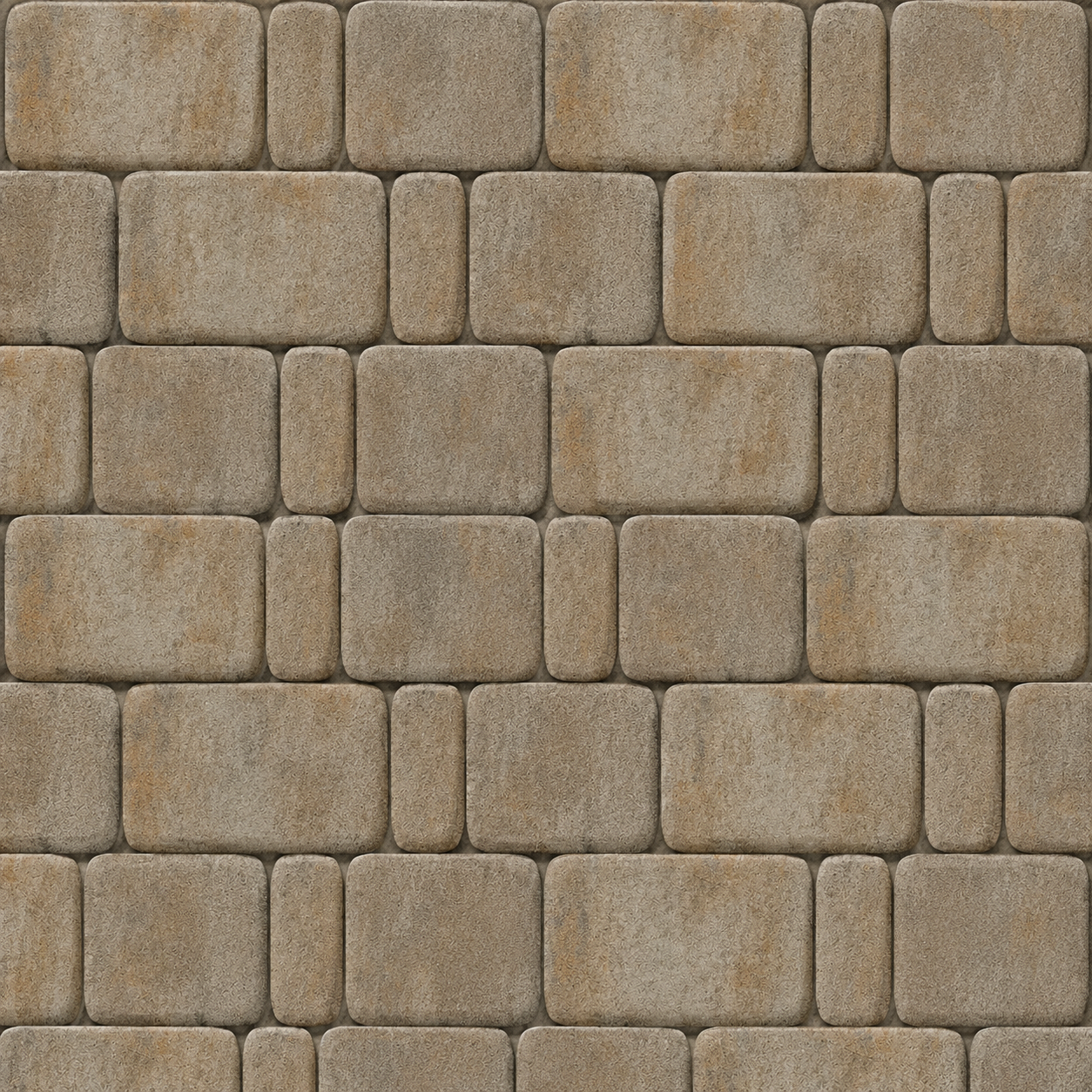 BRAER Тротуарная плитка Классико Color Mix Песчаник 60 мм двухслойный 13,44 м²