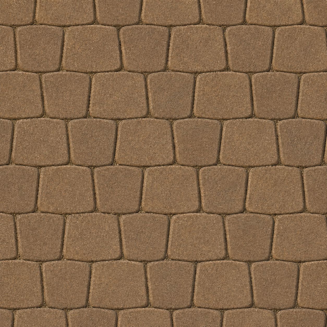 BRAER Тротуарная плитка Классико круговая Color Mix Каштан 73×110×115×60 мм двухслойный 11,4 м²