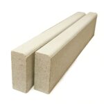 Бордюр тротуарный Braer БР 100.20.8 белый, 1000×200×80 мм