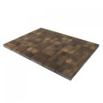 Плитка тротуарная Braer Прямоугольник Color Mix Мальва, 200×100×40 мм