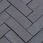 Клинкерная брусчатка ЛСР Штутгарт графитовый лонг, 250×80×50 мм