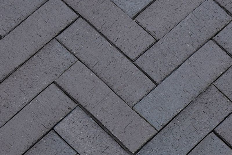 Клинкерная брусчатка ЛСР Штутгарт графитовый лонг, 250×80×50 мм