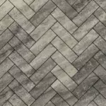 Б.8.П.8 Плита тротуарная Прямоугольник Листопад (гладкий) 360×80×80 атрацит 10.45 м²/поддон