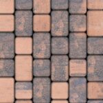 Плитка тротуарная ВЫБОР комплект из 2 видов плит Классико А.1.КО.4 Листопад гладкий цвет Мустанг