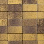 Плитка тротуарная ВЫБОР ЛА-Линия А.2.П.4 Листопад гранит цвет Янтарь 200×100×40 мм