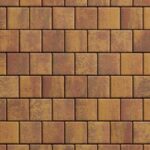 Плитка тротуарная ВЫБОР ЛА-Линия А3.К.4 Листопад гладкий цвет Осень 100×100×40 мм