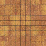Плитка тротуарная ВЫБОР ЛА-Линия А3.К.4 Листопад гранит цвет Каир 100×100×40 мм
