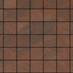 Плитка тротуарная ВЫБОР ЛА-Линия А3.К.4 Листопад гранит цвет Клинкер 100×100×40 мм