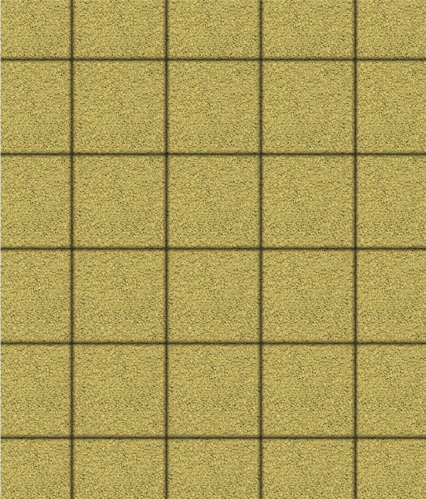 Плитка тротуарная ВЫБОР ЛА-Линия Б.2.К.6 гранит цвет желтый 200×200×60 мм