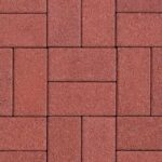 Плитка тротуарная ВЫБОР ЛА-Линия Б.2.П.6 гранит цвет красный 200×100×60 мм