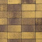 Плитка тротуарная ВЫБОР ЛА-Линия Б.2.П.6 Листопад гладкий цветЯнтарь 200×100×60 мм