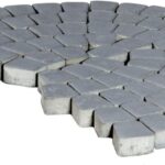Тротуарная плитка Braer Классико круговая, Грифельный