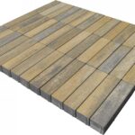 Тротуарная плитка Braer Ригель, Color Mix Песчаник